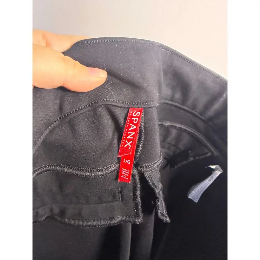 SPANXsmooth​™ PerfectFit Ponte Wide Leg Pant in Classic Black Size Large - Picture 7 of 9